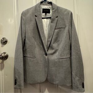 Banana Republic Women's Gray Tailored Blazer Size 8